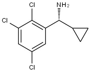(R)-CYCLOPROPYL(2,3,5-TRICHLOROPHENYL)METHANAMINE Structure