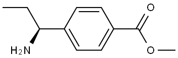 (S)-Methyl 4-(1-aminopropyl)benzoate Structure