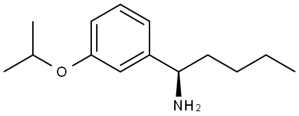 (1R)-1-[3-(METHYLETHOXY)PHENYL]PENTYLAMINE 结构式