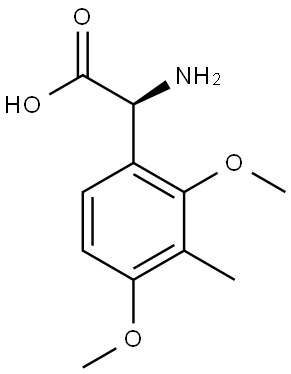 (2S)-2-AMINO-2-(2,4-DIMETHOXY-3-METHYLPHENYL)ACETIC ACID Structure