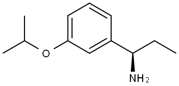 (1R)-1-[3-(METHYLETHOXY)PHENYL]PROPYLAMINE Structure