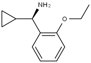 (1R)CYCLOPROPYL(2-ETHOXYPHENYL)METHYLAMINE,1213966-08-5,结构式