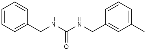 N-[(3-Methylphenyl)methyl]-N′-(phenylmethyl)urea,1216830-87-3,结构式