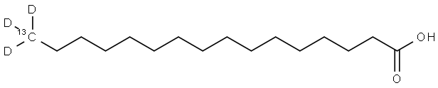 Palmitic acid-16-13C,16,16,16-d3