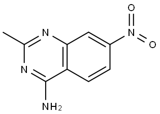 2-methyl-7-nitroquinazolin-4-amine Structure
