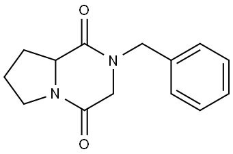 2-benzyl-octahydropyrrolo[1,2-a]piperazine-1,4-dione Structure