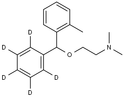 Orphenadrine D5,1227503-96-9,结构式