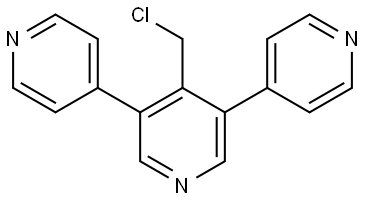 4'-(氯甲基)-4,3':5',4''-三联吡啶 结构式