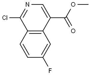 4-Isoquinolinecarboxylic acid, 1-chloro-6-fluoro-, methyl ester