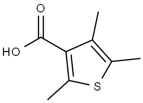 2,4,5-Trimethylthiophene-3-carboxylic acid Struktur