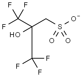 3,3, 3-trifluoro-2-hydroxy-2-trifluoromethyl-propane-1-sulfonic acid Structure