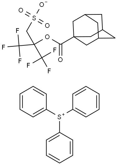 triphenylsulfonium 2-(adamantane-1-carbonyloxy)-3,3,3-trifluoro-2-trifluoromethylpropane-1-sulfonate|三苯基硫鎓 2-(金刚烷-1-羰氧基)-3,3,3-三氟-2-三氟甲基丙烷-1-磺酸盐(1:1)