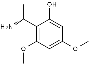 2-[(1R)-1-AMINOETHYL]-3,5-DIMETHOXYPHENOL,1241677-05-3,结构式