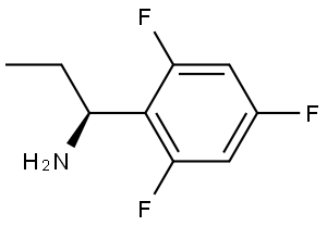 (S)-1-(2,4,6-trifluorophenyl)propan-1-amine Structure