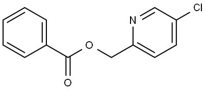 2-Pyridinemethanol, 5-chloro-, 2-benzoate Struktur