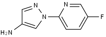 1-(5-fluoropyridin-2-yl)-1H-pyrazol-4-amine Struktur