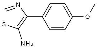 5-Amino-4-(4-methoxyphenyl)thiazole Struktur