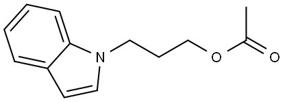 1H-Indole-1-propanol, 1-acetate