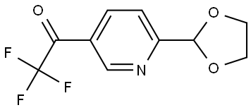 1-(6-(1,3-Dioxolan-2-yl)pyridin-3-yl)-2,2,2-trifluoroethanone Structure