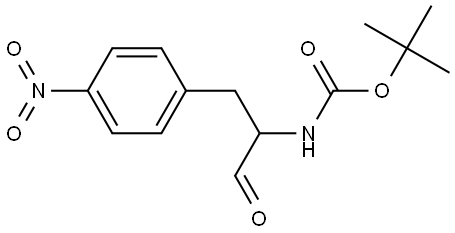 2-(Boc-amino)-3-(4-nitrophenyl)propanal Structure
