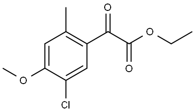 ETHYL-2,5-DIMETHYLBENZOYLFORMATE Struktur