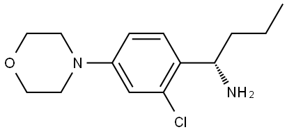 (1S)-1-[2-CHLORO-4-(MORPHOLIN-4-YL)PHENYL]BUTAN-1-AMINE Structure