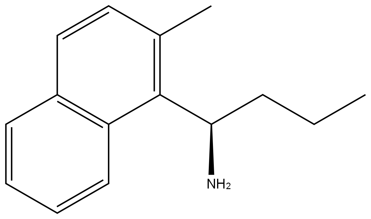 (1R)-1-(2-METHYLNAPHTHYL)BUTYLAMINE 结构式