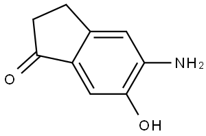 5-Amino-6-hydroxy-2,3-dihydro-1H-inden-1-one Structure