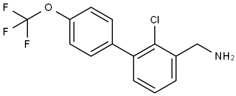 2-Chloro-4'-(trifluoromethoxy)[1,1'-biphenyl]-3-methanamine