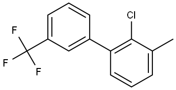 2-Chloro-3-methyl-3'-(trifluoromethyl)-1,1'-biphenyl Structure