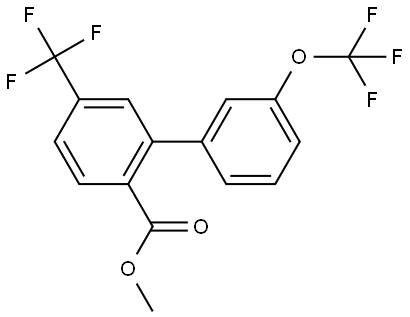 Methyl 3'-(trifluoromethoxy)-5-(trifluoromethyl)[1,1'-biphenyl]-2-carboxylate|Methyl 3'-(trifluoromethoxy)-5-(trifluoromethyl)[1,1'-biphenyl]-2-carboxylate