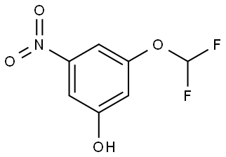 3-(Difluoromethoxy)-5-nitrophenol Structure