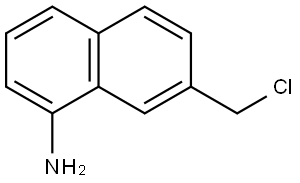 1-Naphthalenamine, 7-(chloromethyl)- Structure