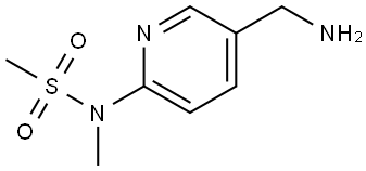 N-(5-(Aminomethyl)pyridin-2-yl)-N-methylmethanesulfonamide Structure