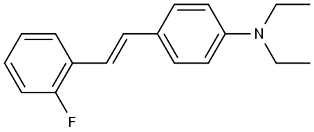 N,N-Diethyl-4-[(1E)-2-(2-fluorophenyl)ethenyl]benzenamine|