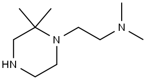2-(2,2-Dimethyl-1-piperazinyl)-N,N-dimethylethanamine Structure