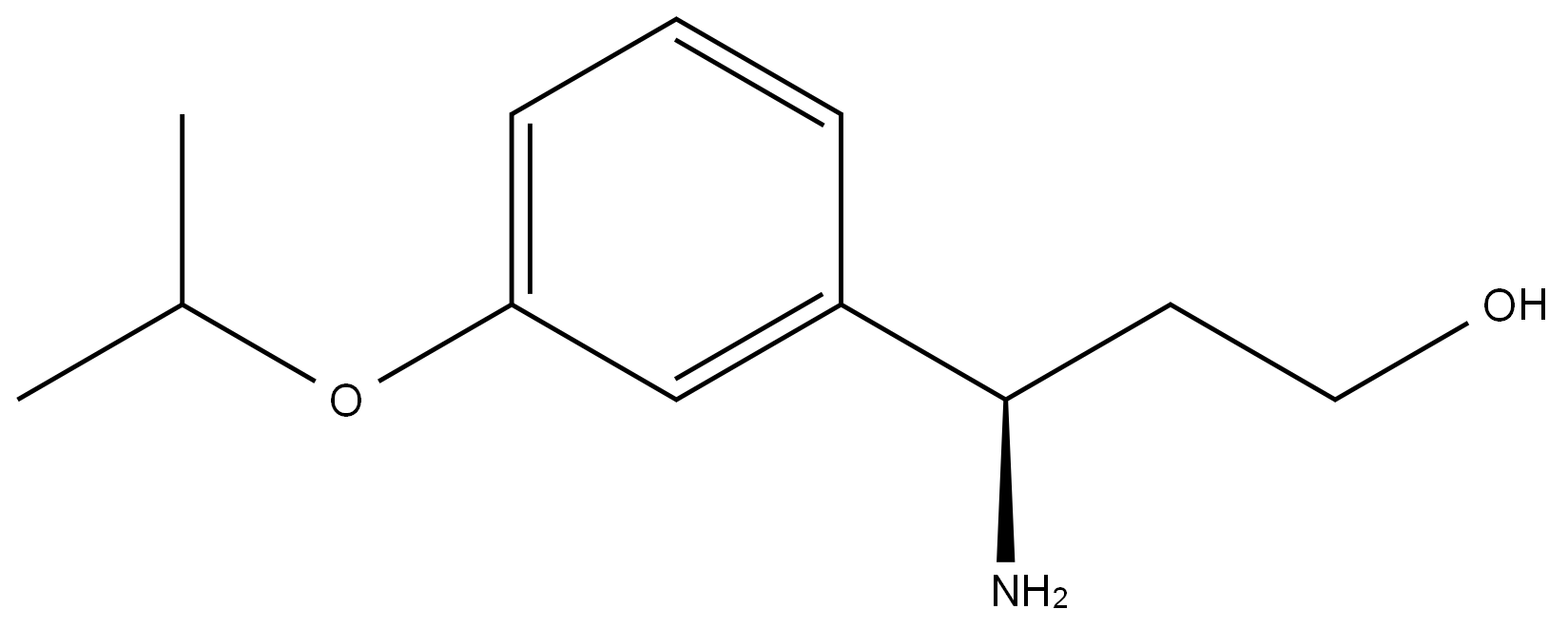 (3R)-3-AMINO-3-[3-(METHYLETHOXY)PHENYL]PROPAN-1-OL Structure