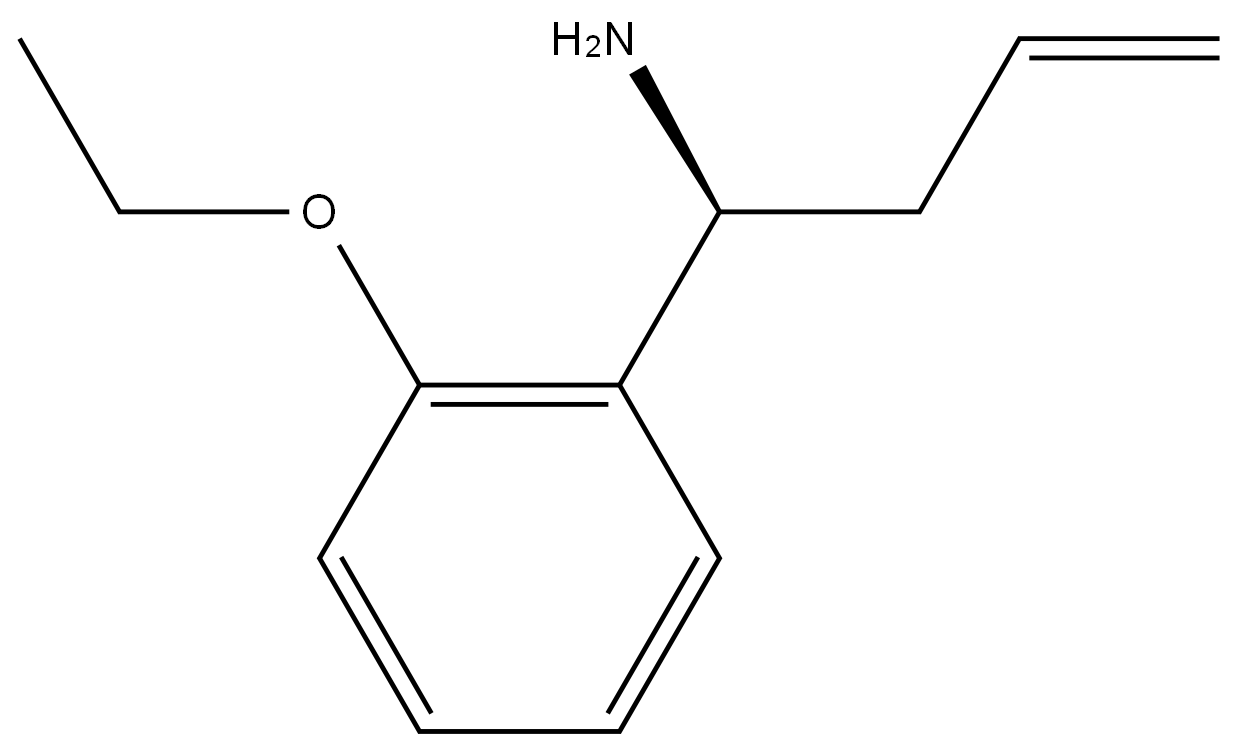 (1S)-1-(2-ETHOXYPHENYL)BUT-3-EN-1-AMINE 结构式