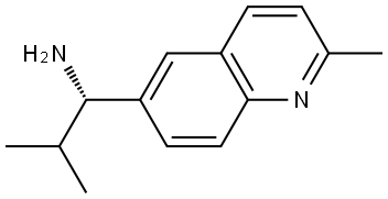 (1S)-2-METHYL-1-(2-METHYL (6-QUINOLYL))PROPYLAMINE Struktur