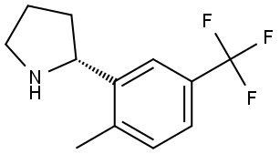 (2R)-2-[2-METHYL-5-(TRIFLUOROMETHYL)PHENYL]PYRROLIDINE