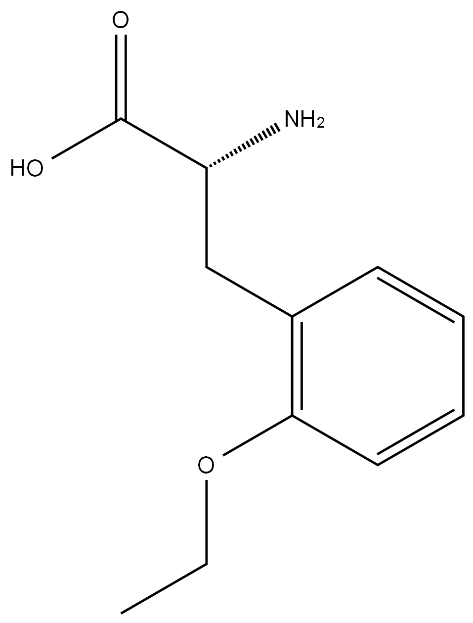 (2R)-2-AMINO-3-(2-ETHOXYPHENYL)PROPANOIC ACID Structure