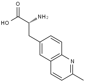 (R)-2-amino-3-(2-methylquinolin-6-yl)propanoic acid Structure