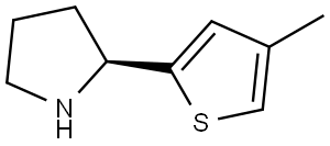 (2S)-2-(4-METHYLTHIOPHEN-2-YL)PYRROLIDINE Structure