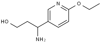 3-AMINO-3-(6-ETHOXY(3-PYRIDYL))PROPAN-1-OL,1270331-04-8,结构式