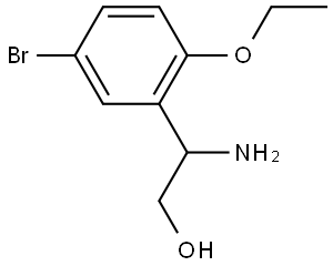 2-AMINO-2-(5-BROMO-2-ETHOXYPHENYL)ETHAN-1-OL Struktur