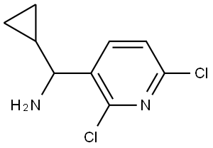 CYCLOPROPYL(2,6-DICHLOROPYRIDIN-3-YL)METHANAMINE 结构式