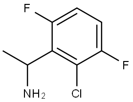 1-(2-CHLORO-3,6-DIFLUOROPHENYL)ETHAN-1-AMINE Structure