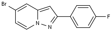 5-Bromo-2-(4-fluorophenyl)pyrazolo[1,5-a]pyridine Structure