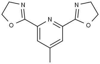 2,2'-(4-Methylpyridine-2,6-diyl)bis(4,5-dihydrooxazole) Structure