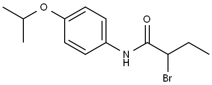 2-Bromo-N-[4-(1-methylethoxy)phenyl]butanamide,1284838-47-6,结构式